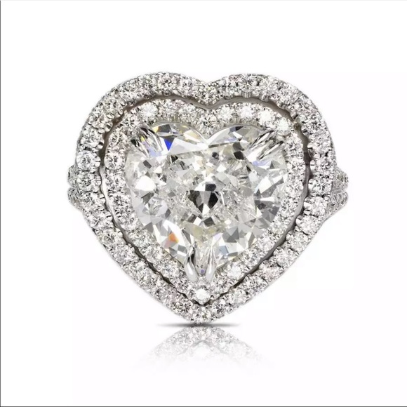 Size 6❗️Big heart shape zirconia ring - Picture 4 of 6